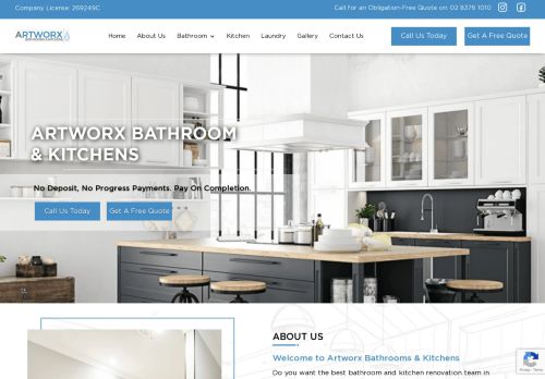 Artworx Bathrooms & Kitchens | Bathroom & Kitchen Renovations Sydney