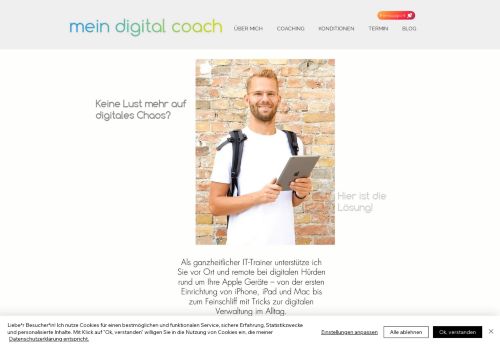 mein digital coach - iPhone, iPad & Mac Schulungen & Support | Coach für digitales Aufräumen