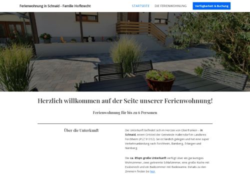 Ferienwohnung Hofknecht in Schnaid