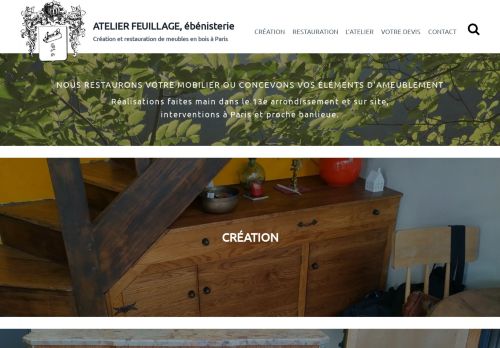 Atelier Feuillage - Ébénisterie créative