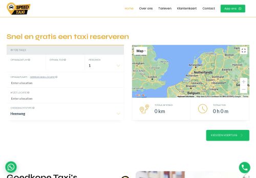 Taxi Den Haag - Speedtaxi - Fixed Price Taxi
