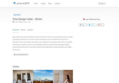 One Design Hotel – Rimini