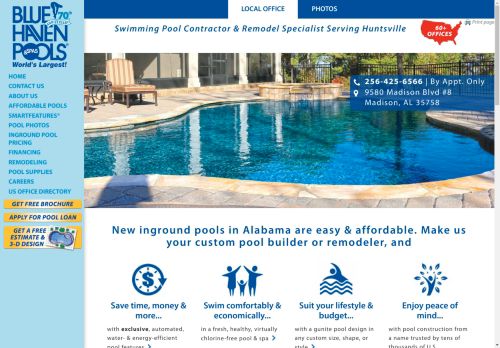 www.bluehaven.com/huntsville-swimming-pool-builder