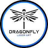Dragonfly Laser Art