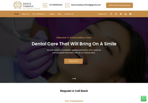 Danta Vaidhya - Best Dental Hospital in KPHB | Dentist in KPHB | Hyderabad