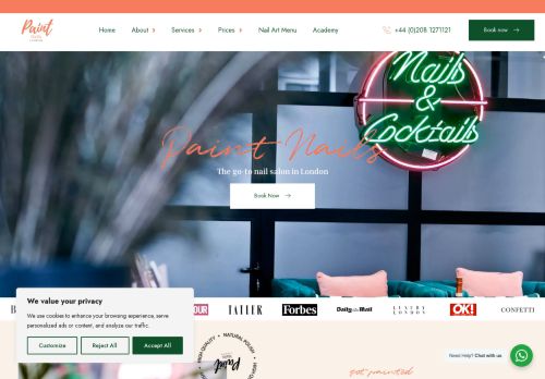 PAINT Nails London - Oxford Street