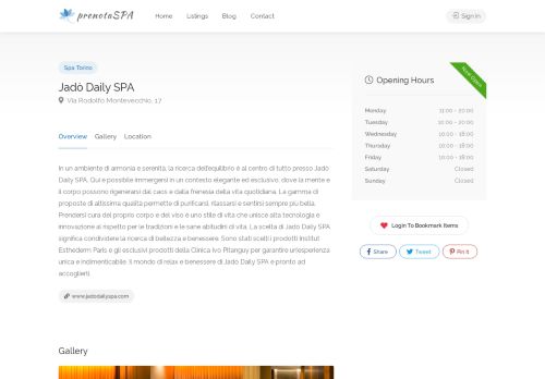 Jadò Daily SPA