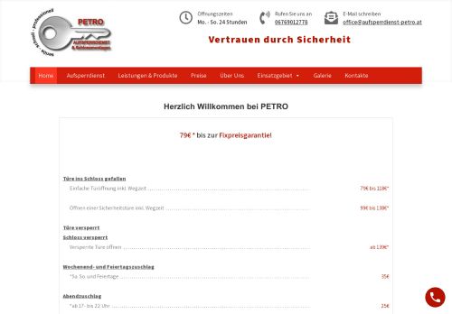 Aufsperrdienst Petro