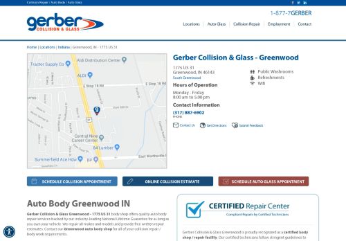 www.gerbercollision.com/locations/greenwood-in