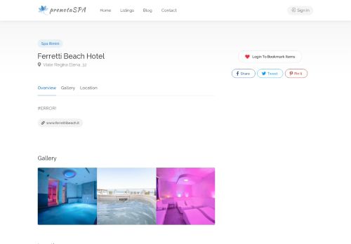 Ferretti Beach Hotel