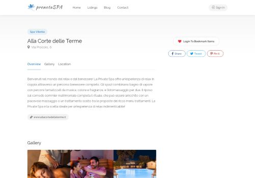 Alla Corte delle Terme