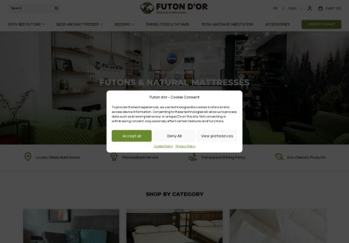 Futon d'or - Matelas naturels