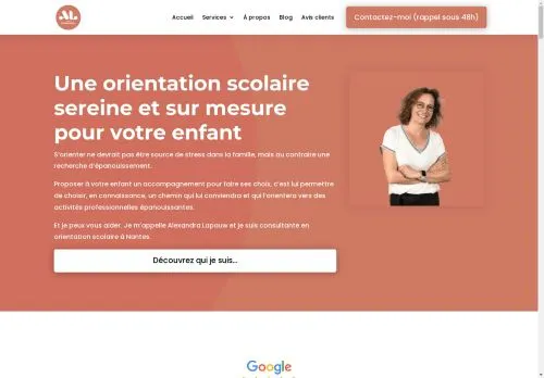 AL Orientaion - Orientation Scolaire Conseil & Coaching - Alexandra Lapauw