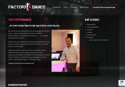 Factory4Dance - mobile Discothek