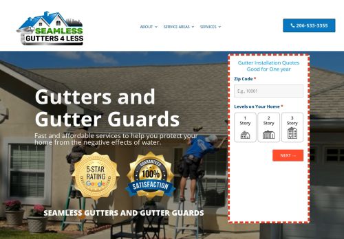 seamlessgutters4less.com