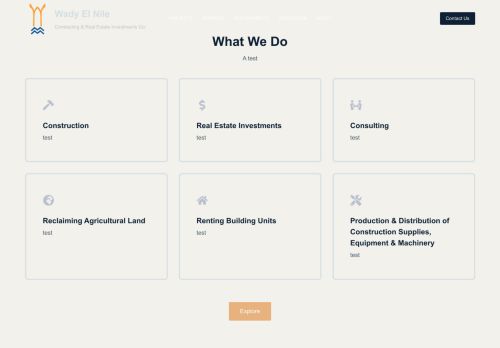 Wadi El Nile For Contracting & Real Estate Investments