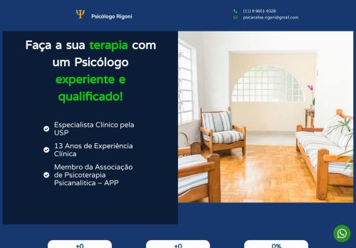 Psicólogo no Brooklin: Fernando Rigoni - Consultório de Psicologia no Brooklin