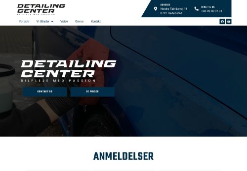 Detailing center