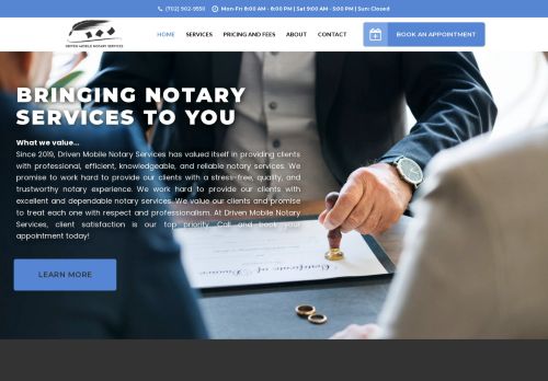 Driven Mobile Notary Services