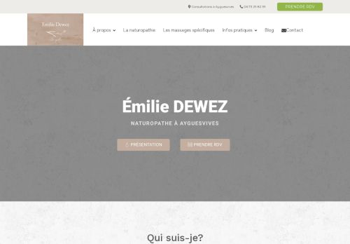 Emilie Dewez Naturopathe