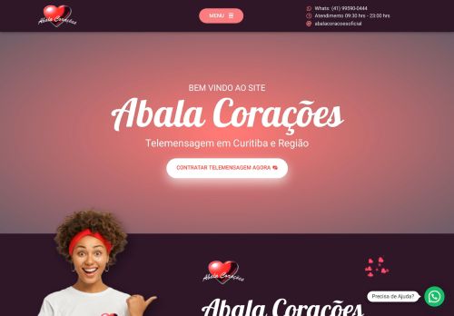 Abala Corações Mensagens Ao Vivo