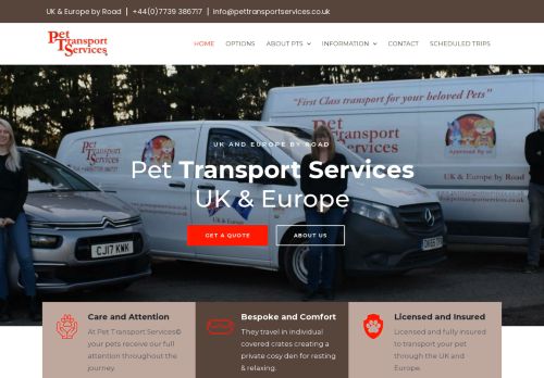 Pet Transport Services