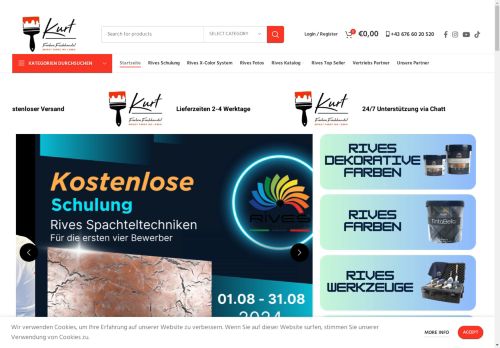 Kurt Farben Fachhandel - Rives Dekorativ Paint´s