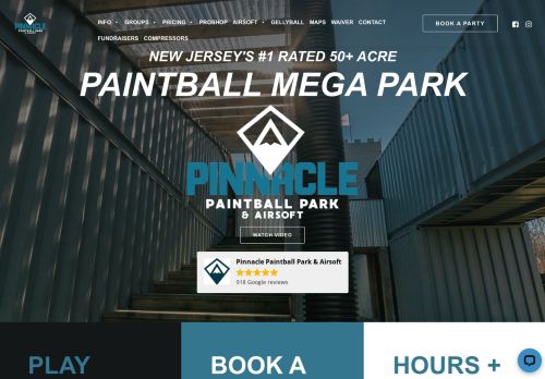 pinnaclepaintballpark.com