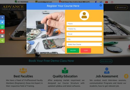 Advance - Computer Hardware And Software Training Institute (An Institute Run By Engineers)