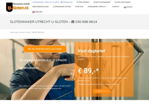 Slotenmaker Utrecht U-Sloten