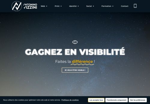 Antonino Vizzini - Création de sites / Graphisme