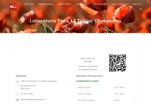 Laboratoire Paris 13 Tolbiac Olympiades