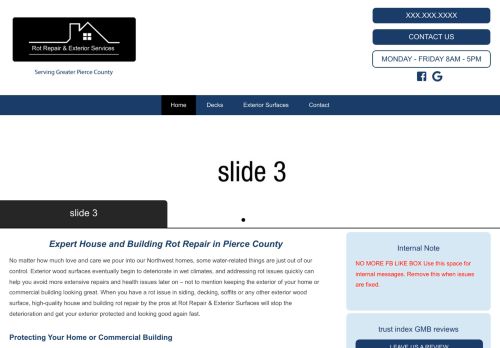 Rot Repair and Exterior