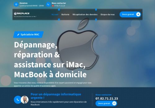 Mac Broker - Dépannage & Diagnostic Gratuit APPLE à domicile