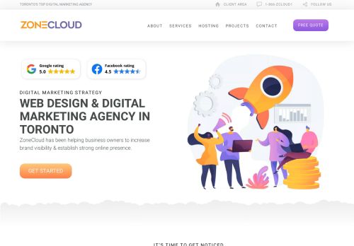 ZoneCloud.net | Website Design • SEO • Top Digital Marketing Agency Toronto