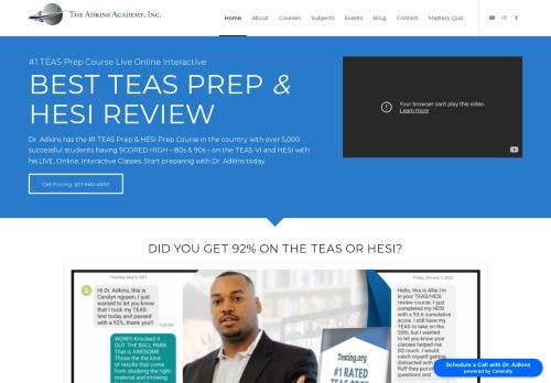 The Adkins Academy, Inc