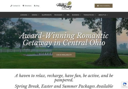 HideAway Country Inn - Boutique Hotel in Ohio