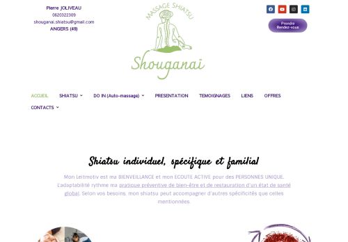 Shouganai Massage Shiatsu - Pierre - Angers