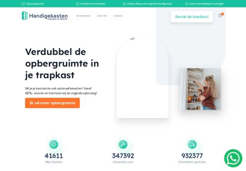 Handigekasten.nl: bestel hier uw Inzetkast!