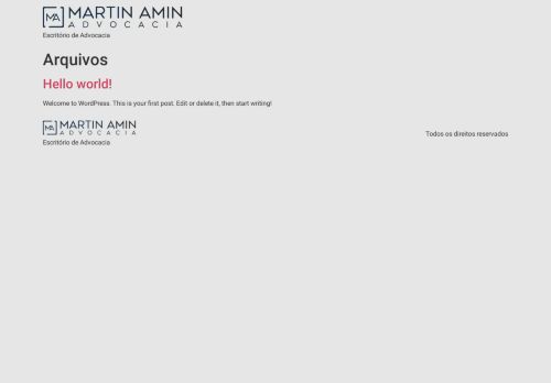 MARTIN AMIN - Advocacia Especializada