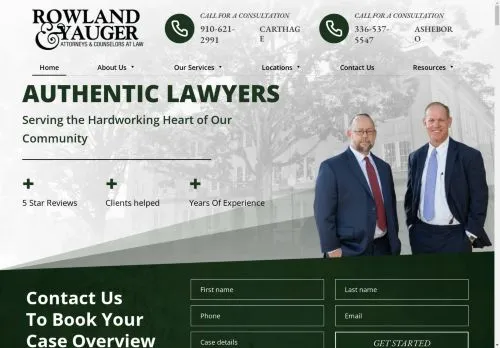 Rowland & Yauger Attorneys & Counselors at Law