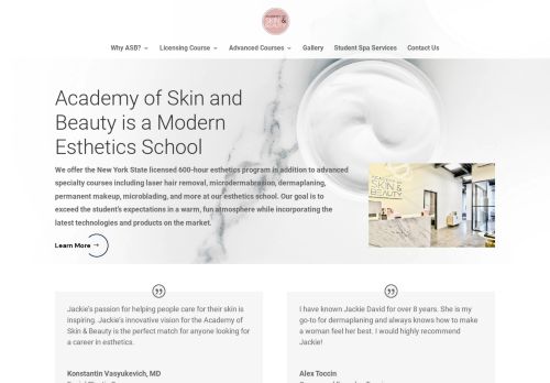 academyofskinandbeauty.com