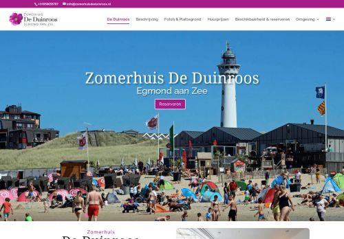 Zomerhuis de duinroos