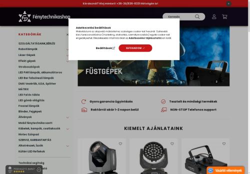 Színpadi világítás - Fény és Látvány Technikai Webáruház