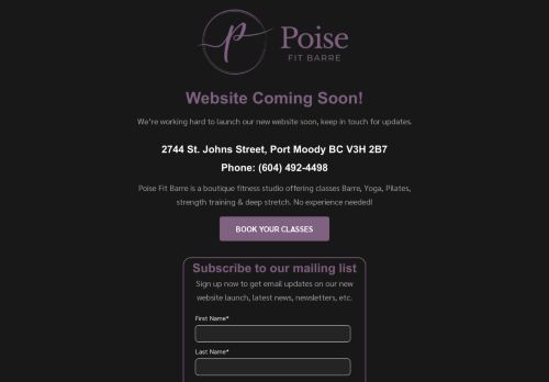 Poise Fit Barre