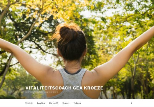 Vitaliteitscoach Gea Kroeze