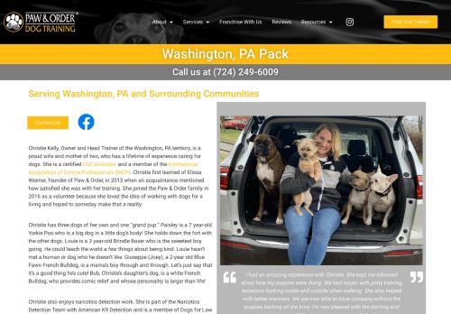 Paw & Order Washington