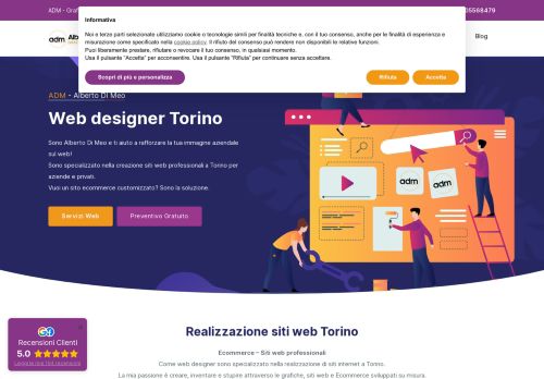 Alberto Di Meo | Siti Web e E-commerce | Web Designer Torino | Web Agency Torino