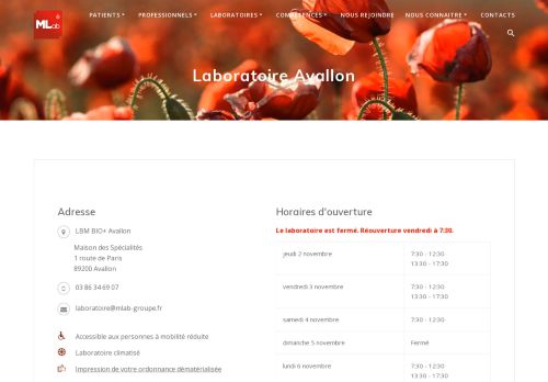 Laboratoire Avallon