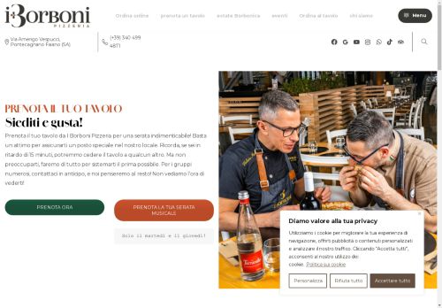 iborbonipizzeria.com